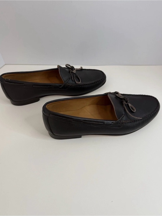 Jay Butler Cromwell Tie Loafers Men’s Size 13 Brown Leather Moccasin Shoes